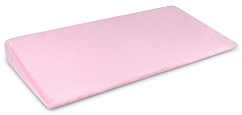 Bettkeil-Stützkissen, Schlafpositionierungskissen, Anti-Reflux, hohe Neigung (Farbe: Rosa)