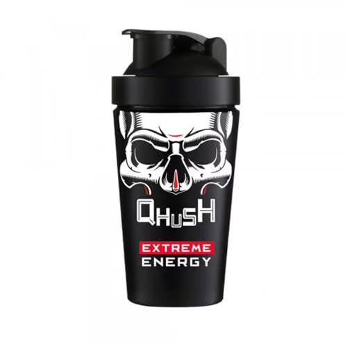 USN QHUSH BLACK SHAKER 600ML Elevate Your Fitness,The Ultimate Protein Mixing Solution
