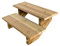 Berlin - Terrassentreppe Holz - H37cm 2 Stufen, Breite 80cm, OHNE Setzstufen- Vinuovo - Set für Ihre Außentreppe aus Holz