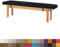 DQWJYYDS Sitzauflage Sitzkissen Bankpolster 80x40x3 cm mit Stuhlkissen abnehmbarem Bezug für Outdoor Gartenmöbel Terrasse Drinnen Sitz Color#28 Schwarz