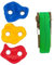 VENCENTE Climbing Wall for Kids - Climbing Wall Kit,Playground Accessories, Tree Climbing Set, Playground Set with 3 Rock Wall Holds & 1 Knotted Climbing Rope