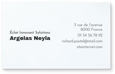 50 bis 5000 Individuelle Visitenkarten Classic - UTTSCHEID (2)