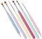 Healeved 6pcs Nail Art Pen Dual-ended Coloring Tools for Nail Design Premium Lightweight for