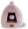 PATAM Cuccia Gatto, Cane Piccola Taglia, da Interno, Lavabile, Antiscivolo, Igloo Rosa