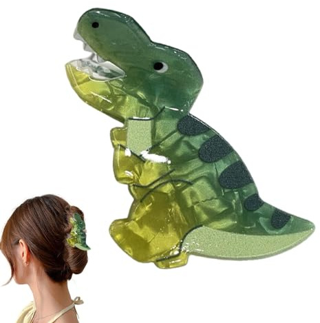 Pinces à cheveux en forme d'animal | Barrettes fantaisie en forme de dinosaure | Pince à cheveux tendance en acrylique pour un usage quotidien, petites filles