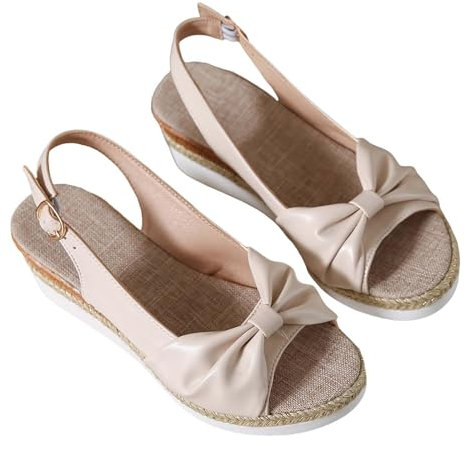 Sandaletten Damen Mit Absatz : Espadrilles Keilsandalen Offene Zehe Römersandalen Plateau Sandalen Slingback Pumps Sommer Sandaletten Elegante Damensandalen Freizeitsandalen Wedges Sommerschuhe