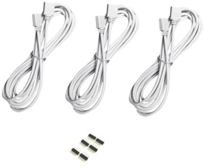 WESIEVYA Rgb Led Verlängerungskabel 9stücke 4-polig 2m Für Led Streifen Installieren Kunststoffisolierung Flexibel Für Rgb Controller Und Streifenverbindung