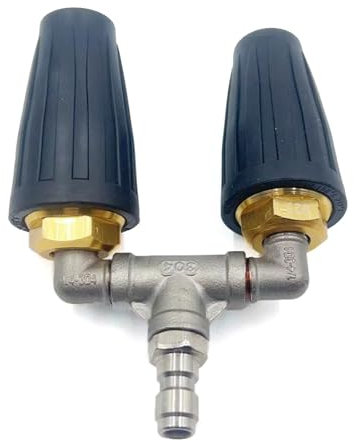 Buse rotative pour nettoyeur haute pression 4000 PSI avec connecteur rapide de remplacement de 6,35 mm