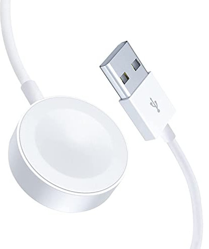 Chargeur pour Apple Watch, [Certifié MFi] Watch Chargeur USB (3.3FT) Watch de Charge Rapide Magnétique Câble,Watch Sans Fil Station de Charge Rapide avec Apple Watch Series 9/8/7/6/SE/5/4/3/2/1/Ultra