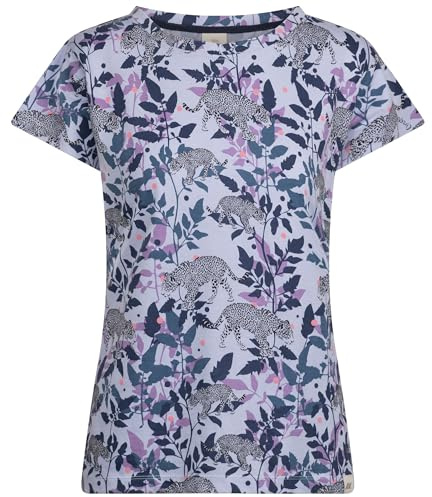 Trespass Womens T-Shirt Phillipa - Short Sleeve, Round Neck, All Over Print, Contrast Inner Back Neck Binding, Knitted, 60% Cotton, 40% Polyester