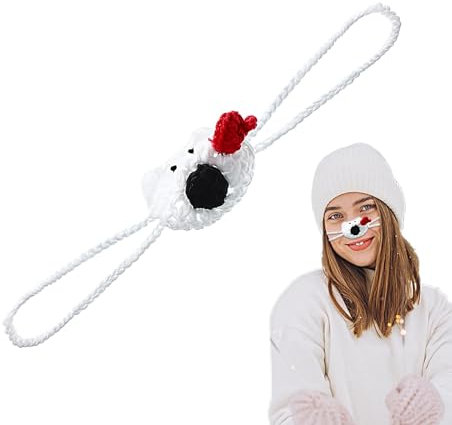 Chauffe-nez pour femme, couvre-nez pour temps froid | Couvre-nez d’hiver au crochet,Protège-nez confortable pour femmes, chauffe-nez pour dormir, couvre-nez confortable pour femmes et hommes dormant,