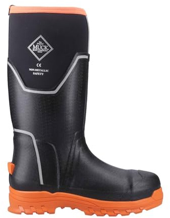 Muck Boots Grit S5 Sicherheitsstiefel für Herren, Schwarz, 43 EU