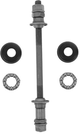 TOBBOMEY Mountainbike Hinterachse Robust Kugellager Achse Fahrradachse Hinterrad Graue Beschichtung Passform Für Geländefahrrad Reparatur Zubehör
