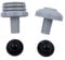 Kit de conector de chorro de agua para piscina INTEX con boquilla de entrada de 32 mm y colador (negro)
