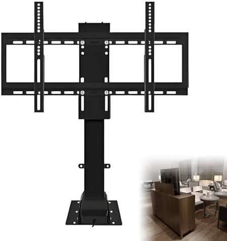 DNEPEI TV Lift Electric 32''-75'', TV Lift with Remote Control TV Motorized Stand max 80kg /176lbs max height memory Hidden in Cabinet, for Home Office ForTV42-65in