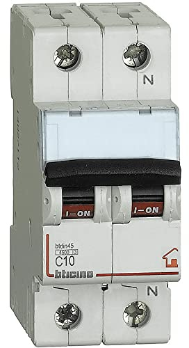 BTicino FC810NC10 Interruttore Magnetotermico C10 1P+N 2M 4500A