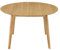 Miliboo Design-Esstisch rund ausziehbar Eiche L120-150 Leena