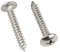 ORANXIN M4 x 30mm 40 Pcs Tête ronde Vis à bois 304 Acier inoxydable Vis cruciformes Tête de Champignon Vis autotaraudeuses Fixations