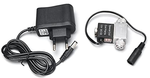 PAKASEPT CO2-Magnetventil Anlage Aquarium Magnetventil DIY Automatikschalter Magnetventil 12 V Gleichspannung AC 220V