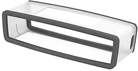 subtel® Funda Acolchada Compatible con Bose Soundlink Mini 2 Soundlink Mini II Cubierta Protectora de Silicone para Altavoces inalámbricos y Music Box 18 x 5.1 x 5.8cm en Gris