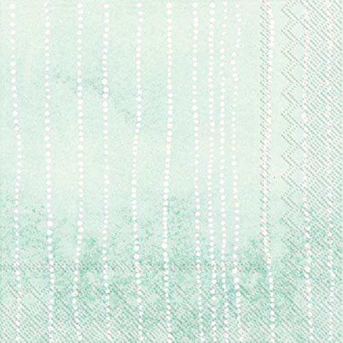 Boston International C908520 IHR 3-lagig Papierservietten, Papier, Lots Of Dots Grün