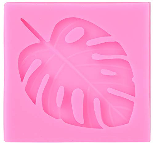 Blätter Silikon-Fondant-Form, Monstera-Blatt-Kuchenform zum Dekorieren von Schokoladenkuchen