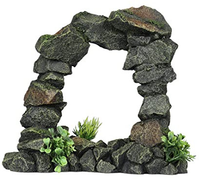 Aqua Della, Dekoration für Aquarium, Combofelblak M - 20x11x19,5 cm, in Polyesterharz, Nicht -toxisch und neutral, für Aquarium frisch und gesalzenes Wasser, realistisch, geeignet, realistisch