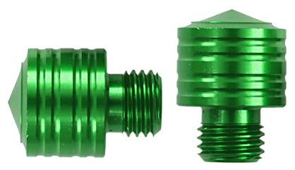 Motorrad Spiegel Schraubkappe Abdeckung,Asudaro 2Stück Rückspiegel Schraube M10 Universal Motorrad Gewindebolzen Adapter Schrauben Geändert Rückspiegel Sitz Dekorative Schraubkappe Abdeckung,GrüN