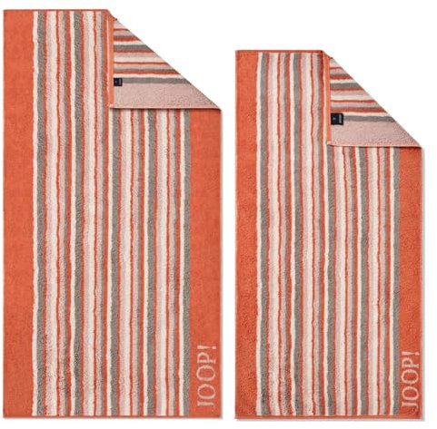 Joop! Handtücher Move Stripes 1692 apricot - 33 Duschtuch 80x150 cm