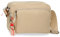 Reebok Noah Bandolera Dos Compartimentos Beige 25x18x7 cms Poliéster