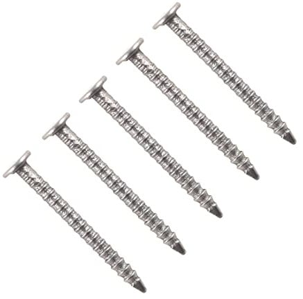 TERF® 20mm X 2.0mm Bright Annular Ringshank Nails 20mm (0.78 inch) X 2.0mm Annular Ringshank Nail For Soft and Hard Timber Wood Joinery Construction Furniture Craft Decking Fence - Pack of 200