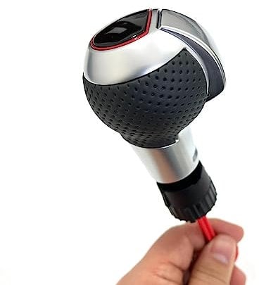 Auto Schaltknauf Schalthebel Griff Kopf Kompatibel mit Audi A3 S3 RS3 Q5 S6 RS6 A4 A5 A7 A6 Kompatibel mit Golf 7 7.5 GTI (Farbe: S6)