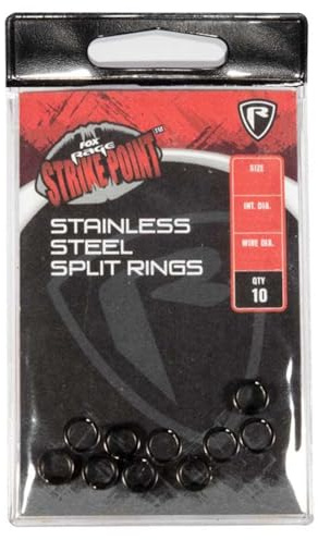 Fox Rage SP Stainless Steel Split Ring - 10 Sprengringe, Größe:S