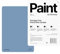 Hemway - Peel & Stick Sample for Our Premium Chalk Paint - Pacific Blue | A5 Damage-Free, Accurate Colour Swatch | Easily Test Our Chalky Matt Shabby Chic Finishes for Interior Furniture & Walls