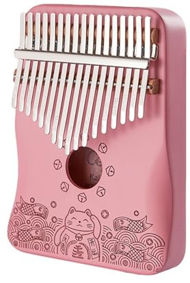 Anfänger Kalimba Daumenklavier rosa Kalimba 17-Ton Kalimba Finger Daumenklavier Kalimba Fünf-Finger-Klavierinstrument