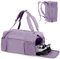 kookoomia Sporttasche 45L Reisetasche Herren Damen mit Schuhfach und Nassfach Schwimmtasche Duffle Bag für Reisen Sport Weekender Gym Fitness Lila