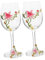 COLLBATH 2 Stück Emaille-weinbecher Aus Glas Rotweinbecher Schnapsglas Party-schnapsbecher Kelchglas