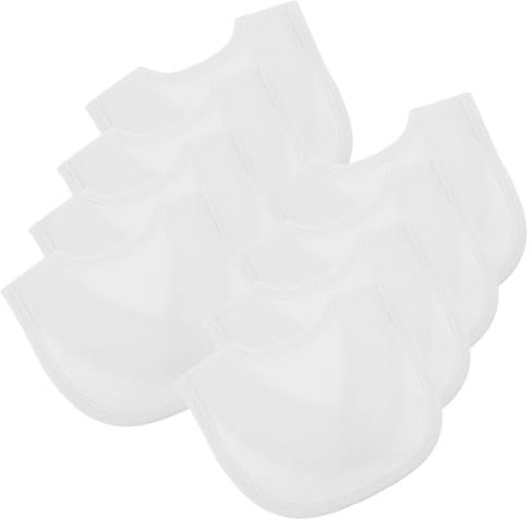 BESTonZON 8stücke Sabberlätzchen Aus Baumwolle Mit Druckknöpfen Für Junge Mädchen Und Kleinkinder Stark Wasseraufnehmend Für Milch Und Speichel Atmungsaktiv Und Hautfreundlich Für