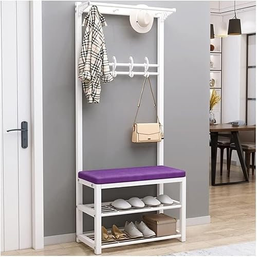 Garderobenständer aus Metall mit 12 Haken für Eingangsbereich und Wohnzimmer Effektive Aufbewahrungs- und Nizationslösung