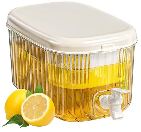 Distributore di acqua frigo - Contenitore di raffreddamento domestico di grande capacità, secchio di stoccaggio 'acqua per cucina, distributore di bevande fredde con rubinetto | Brocca d'acqua del