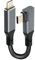 USB C Kabel Kurz 10cm mit 90° Ellbogen, 10Gbps USB C auf USB C Kabel Winkel, 5A PD, Geflochtener 240W Schnellladekabel mit E-Marker Chip für iPhone, MacBook, Huawei