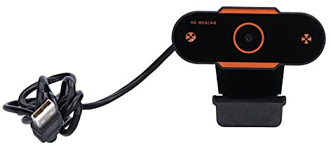 Ylwxzenith Flexible Rotating Webcam with Microphone, 1080P HD Video for Live Streaming and Conferencing, USB2.0 Wireless Computer Camera Compatible with Mainstream Systems