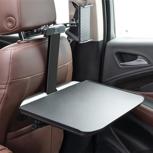 Auto Tisch, Becherhalter Laptop, Halterung Für Rücksitz,Beifahrer, Organizer, Lebensmitteltablett, Universal Klapptisch, Klappbar Und, Einstellbar