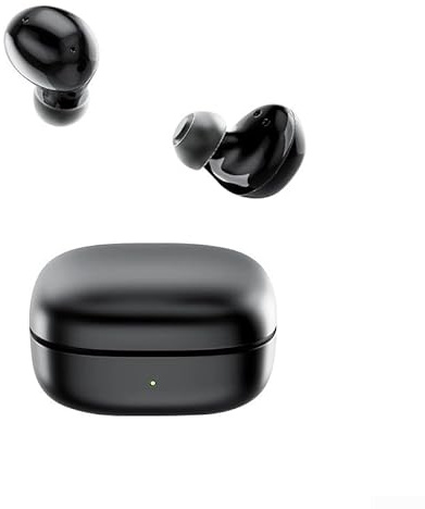 T73 Wireless per auricolari TWS con cancellazione attiva del rumore, 5 3, doppia riduzione del rumore e vero suono stereo wireless per una comunicazione chiara (bianco)