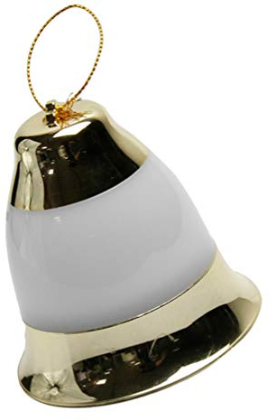 Weihnachtsbaumschmuck, LED-Leuchten, Weihnachtsglocken-Dekorationen, Weihnachtsschmuck for Aufhängen (ohne Batterie), Goldene Weihnachten, Neujahr