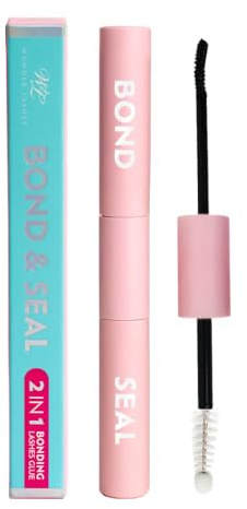 Wonder Lashes BOND & SEAL 2in1 Wimpernkleber 8 ml – Kleber & Versiegler für DIY Wimpern | Anwendung unter den Naturwimpern | Natürliches Ergebnis | Halt bis zu 7 Tage
