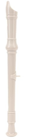 Generic 8-Loch-Klarinette, Einfache Reinigung, Abnehmbare 8-Loch-Blockflöte für die Schule (WHITE)