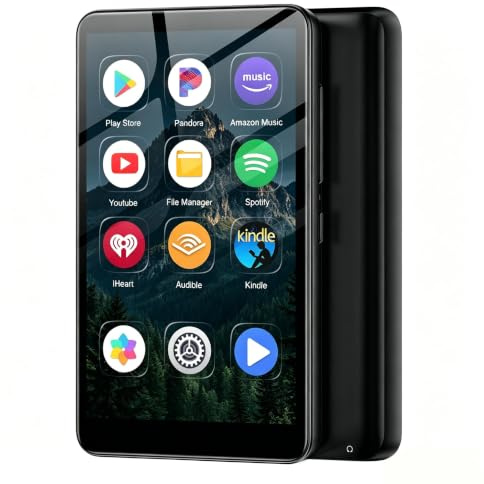 Diofox Lettore MP3 160GB Bluetooth WiFi, Android 13.0 Lettore MP3 MP4 Portatile con Touchscreen 4,02 Pollici 1080P, Spotify, Audible, Amazon Music, Player Store, Suono HiFi Lettore Musicale Digitale