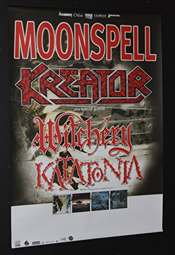Moonspell – Kreator + Others – Butterfly Effect 1999 Original Concert Blank Tour Poster – 59 x 84 cm – Schild / Poster