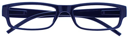 The Reading Glasses Company Die Lesebrille Unternehmen Blau Schwarz Leicht Komfortabel Leser Herren Damen Lesehilfe R32-3 +3,50